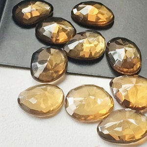 6 Pieces Hydro Quartz Rose Cut Polki Purple Rosecut Rosecut cabochon Approx 18mm Each