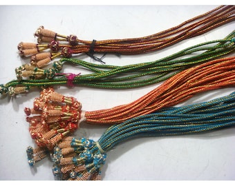 5 Pieces of Adjustable Indian Cords With Tassels