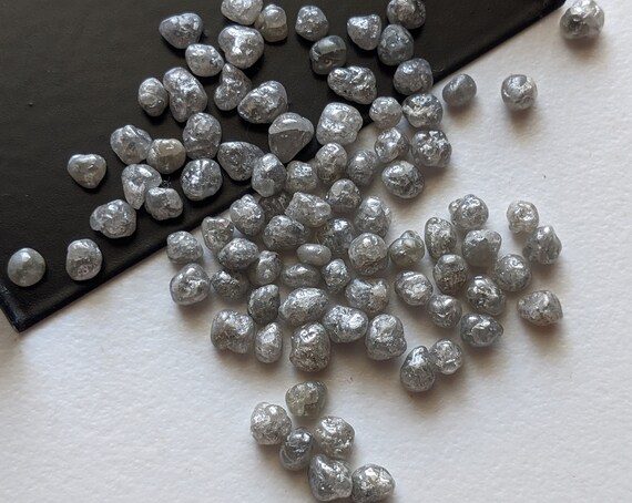 Raw grey shop diamonds