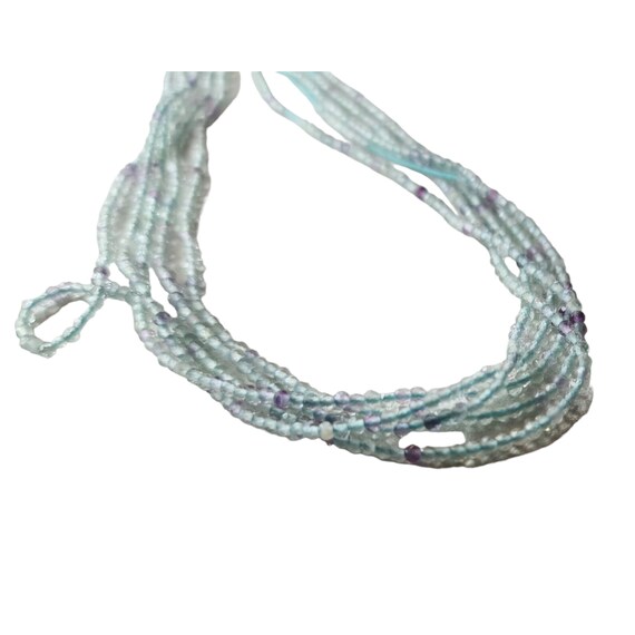 Confezione Naturale di 2 Fili 2-2.5mm Ametrino sfaccettato i