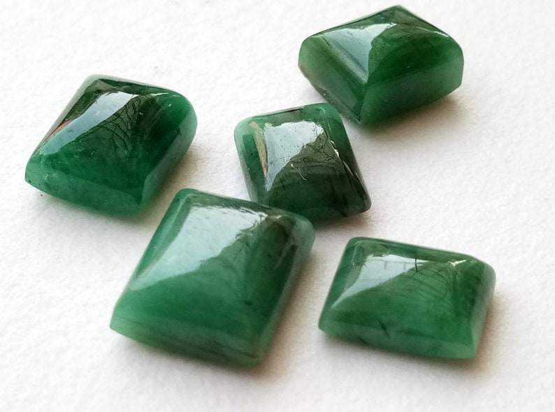 Details about Finest Lot Natural Green Jade 8X8 mm Cushion Faceted Cut Loose Gemstone Details about Finest Lot Natural Green Jade 8X8 mm Cushion Faceted Cut Loose Gemstone