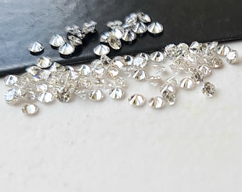 Diamante suelto de 1 mm redondo de talla brillante cultivado en laboratorio para la fabricación de joyas - APLD3