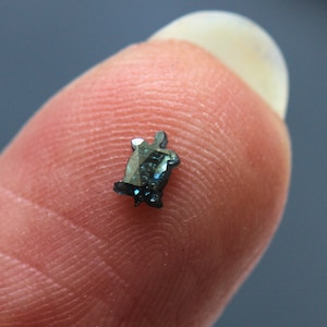 Rare Blue Tortoise Cut Polished Diamond Slice Loose Fancy Turtle Cut Diamond For Special Diamond Pendant Jewelry For Her One of kind Jewelry