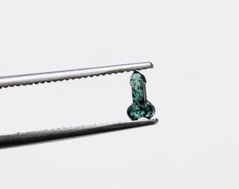 Diamante azul pulido de talla de pene raro, suelto, de lujo, para colgante, anillo o joyería, 4,6 mm - PDD424