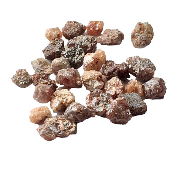 Diamant Brut Naturel Rouge De 3.07 Carats - Qualité Fancy, Non Taillé, Origine Afrique Du Sud