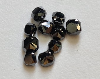 Loose Black Diamond Square- Princess Shape AAA Quality Available In Single Or Pair From 1/10 CT - 3/4 CT