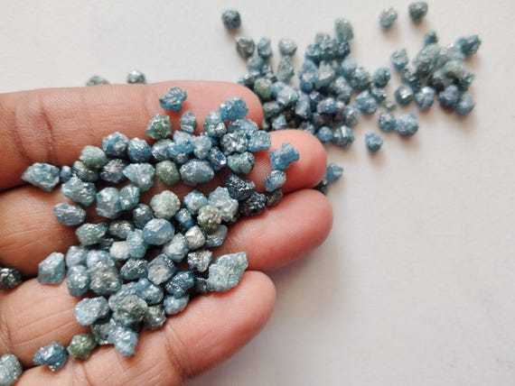 Diamant Brut Bleu Naturel De 2,50 Carats - Non Taillé, En Vrac - Provenance Afrique Du Sud