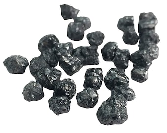 Diamant Brut Moissanite Noir 179.13 Carats - Non Taillé I3 - Laboratoire - Neuf