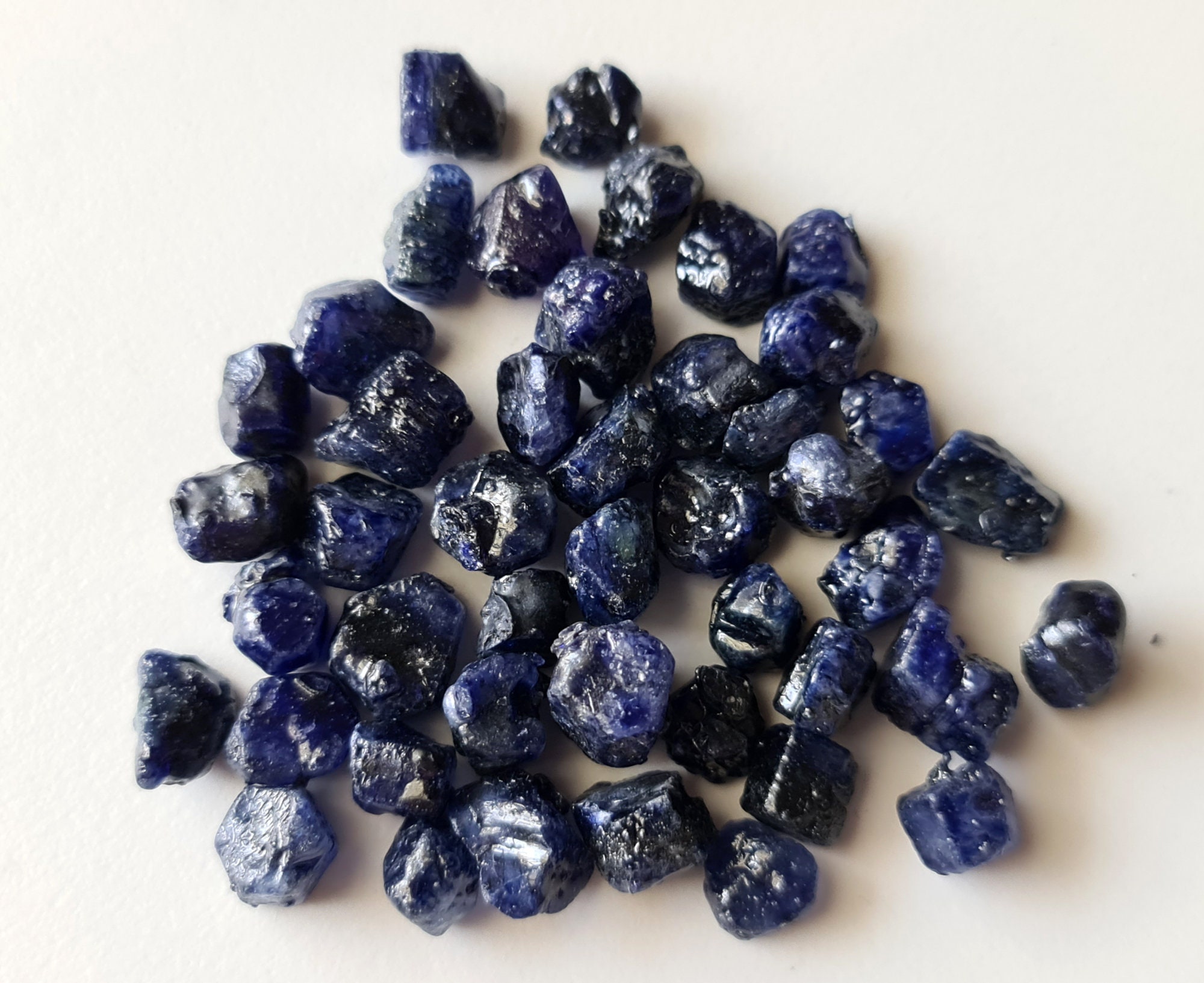 10-12mm Blue Sapphire Rough Raw Sapphire Gemstone Natural - Etsy