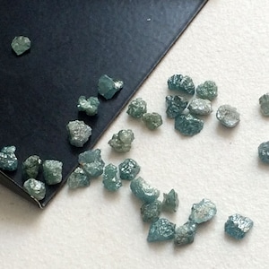 3-6mm Blue Raw Diamond, Blue Rough Diamond, Uncut Rough Diamond, Loose Blue Diamond, Conflict Free Diamond For Jewelry (1Ct To 10Ct)