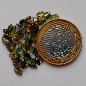 5-7 mm Turmalinschliffsteine, Multi-Turmalin Marquise Lose Edelsteine, facettierte Turmalin-Edelsteine für Schmuck (5Cts bis 10Cts Optionen) - PC23 Bild 4