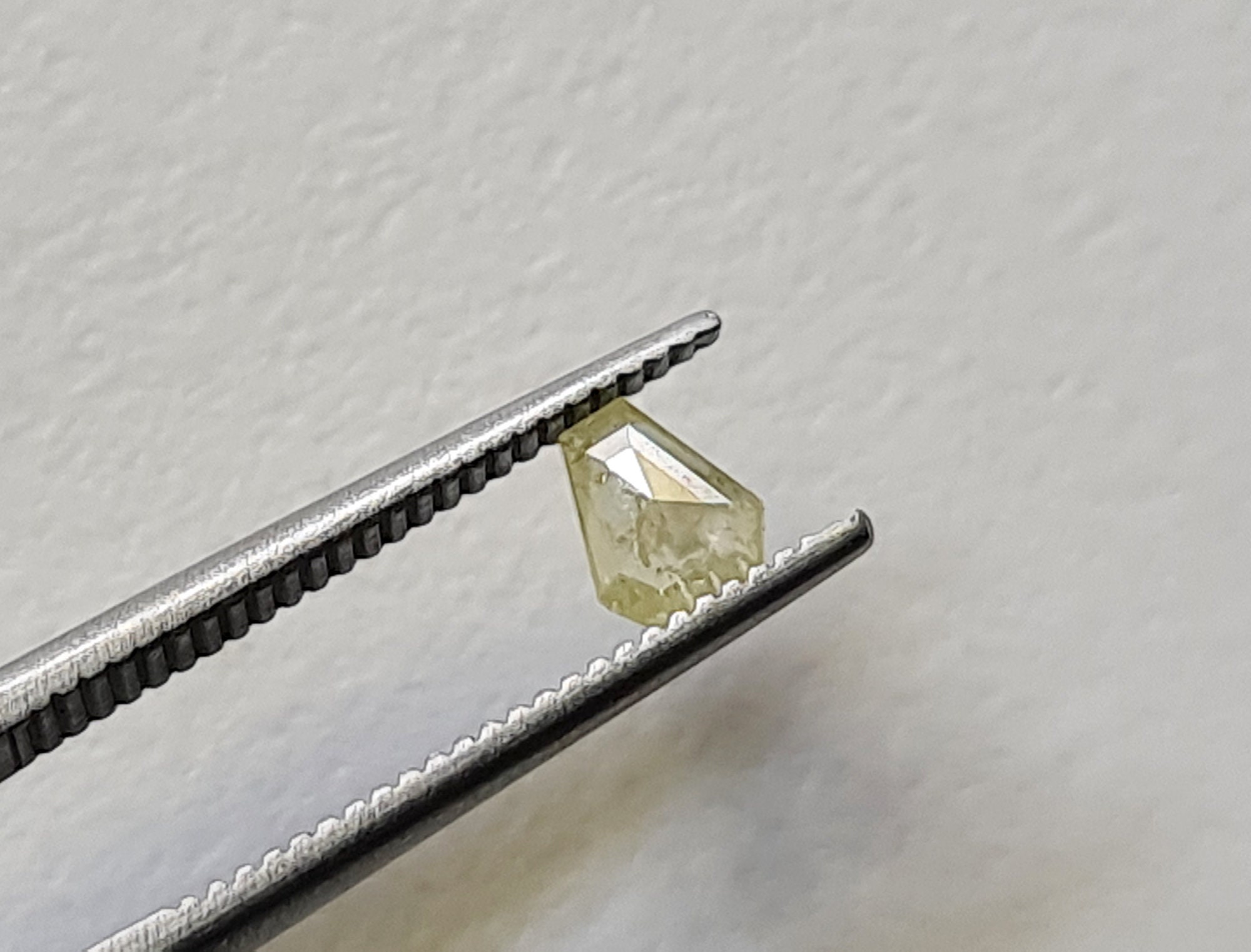 Yellow Diamond, NATURAL Diamond Shield For Ring, Loose Diamond Shield Pendant, Fancy Diamond Shield for Engagement Ring 4.5x3.5mm - PDD660