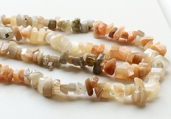 Moonstone chip beads discount
