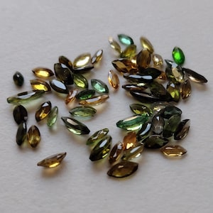 5-7 mm Turmalinschliffsteine, Multi-Turmalin Marquise Lose Edelsteine, facettierte Turmalin-Edelsteine für Schmuck (5Cts bis 10Cts Optionen) - PC23 Bild 1