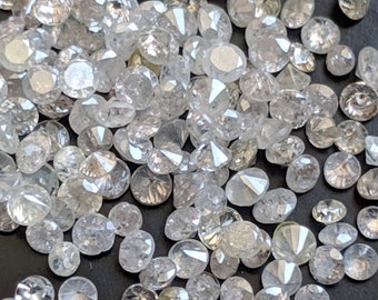 Diamantes blancos melee, diamantes naturales de 1-1,5 mm, solitario de talla brillante redondo facetado para joyería (10 a 20 piezas) - PPD285