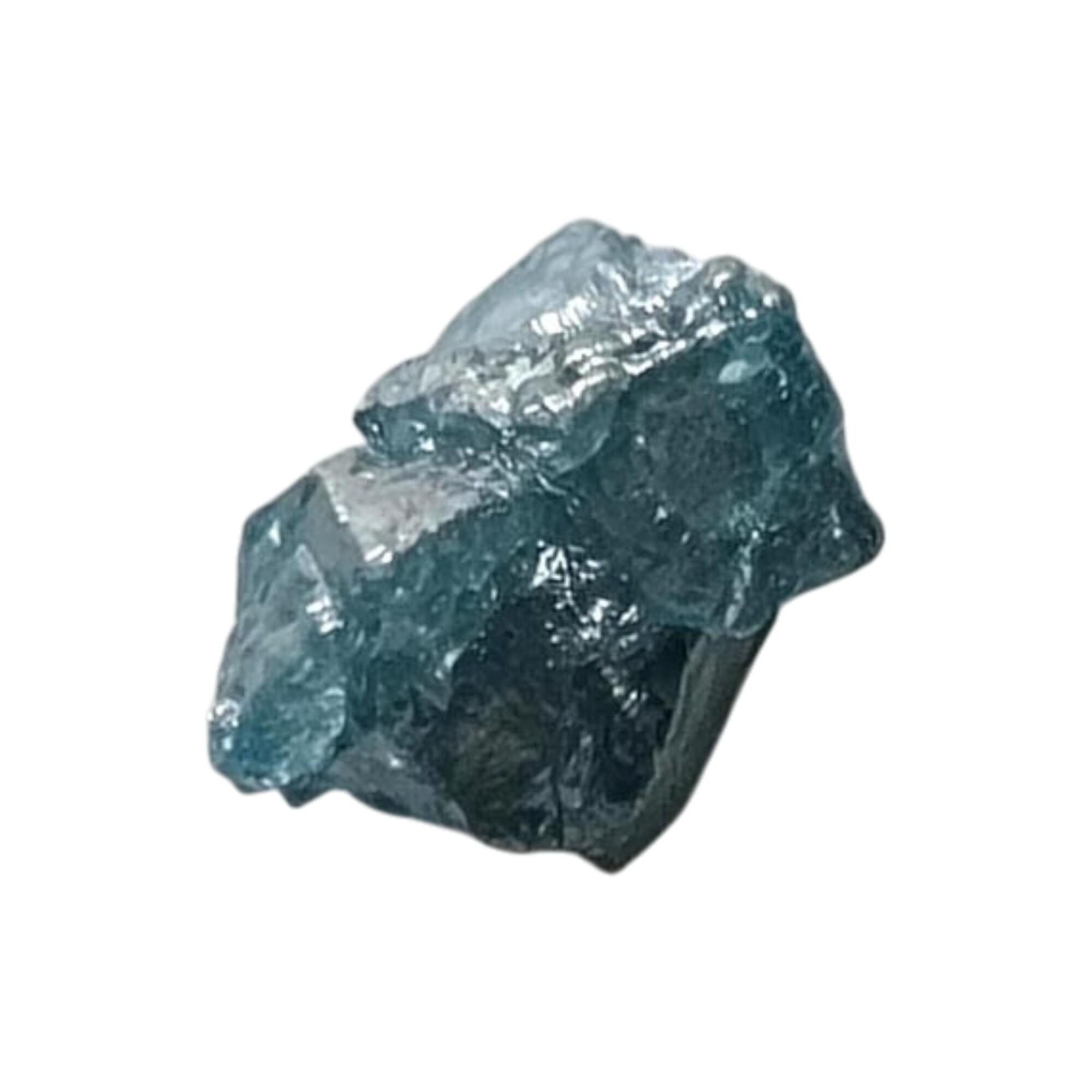 9mm Blue Diamond, 2.3 Cts Blue Rough Diamond, Raw Diamond, Uncut