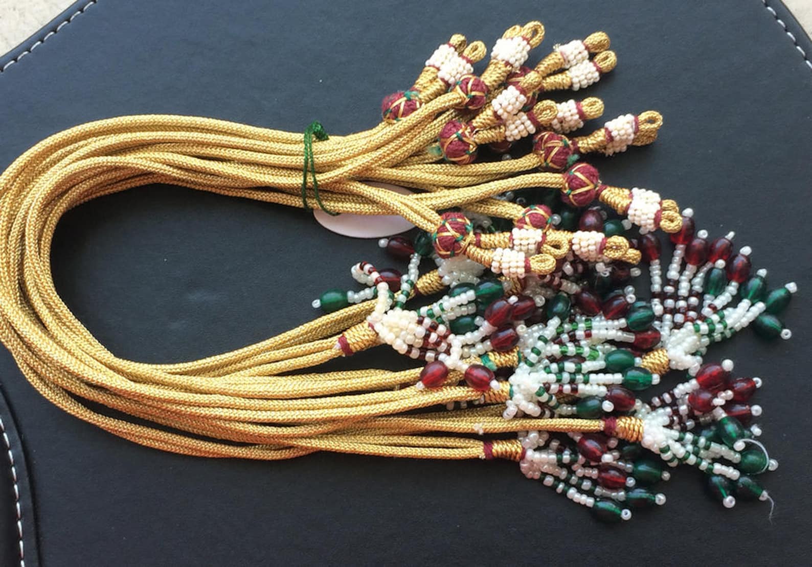 Adjustable Gold Double Cord Indian Cords With Pearls and Etsy