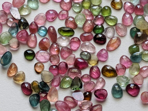Rose cut tourmaline sale