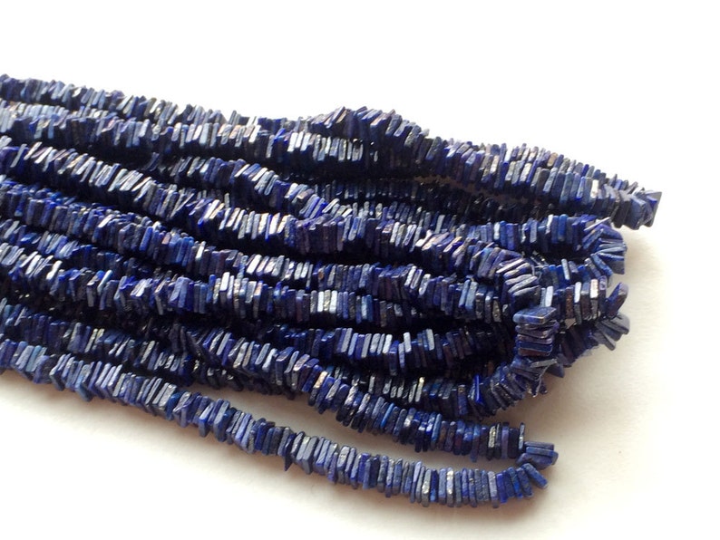5mm Lapis 13inch1Strand by BeadsChain20 \u2022 Strand Loose Beads \u2022 Dainty Lapis Beads