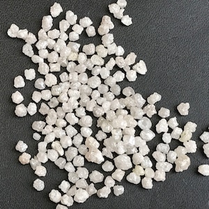 2-3.5mm White Rough Diamond, White Grey Raw Diamond, Uncut Diamond, Loose White Diamond, Conflict Free Diamond For Jewelry (5Ct To 20Ct)