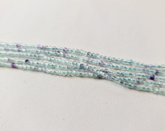 Confezione Naturale di 2 Fili 2-2.5mm Larimar sfaccettato i