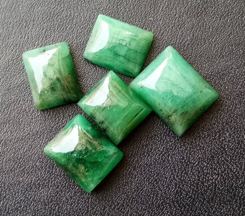 Details about Finest Lot Natural Green Jade 8X8 mm Cushion Faceted Cut Loose Gemstone Details about Finest Lot Natural Green Jade 8X8 mm Cushion Faceted Cut Loose Gemstone