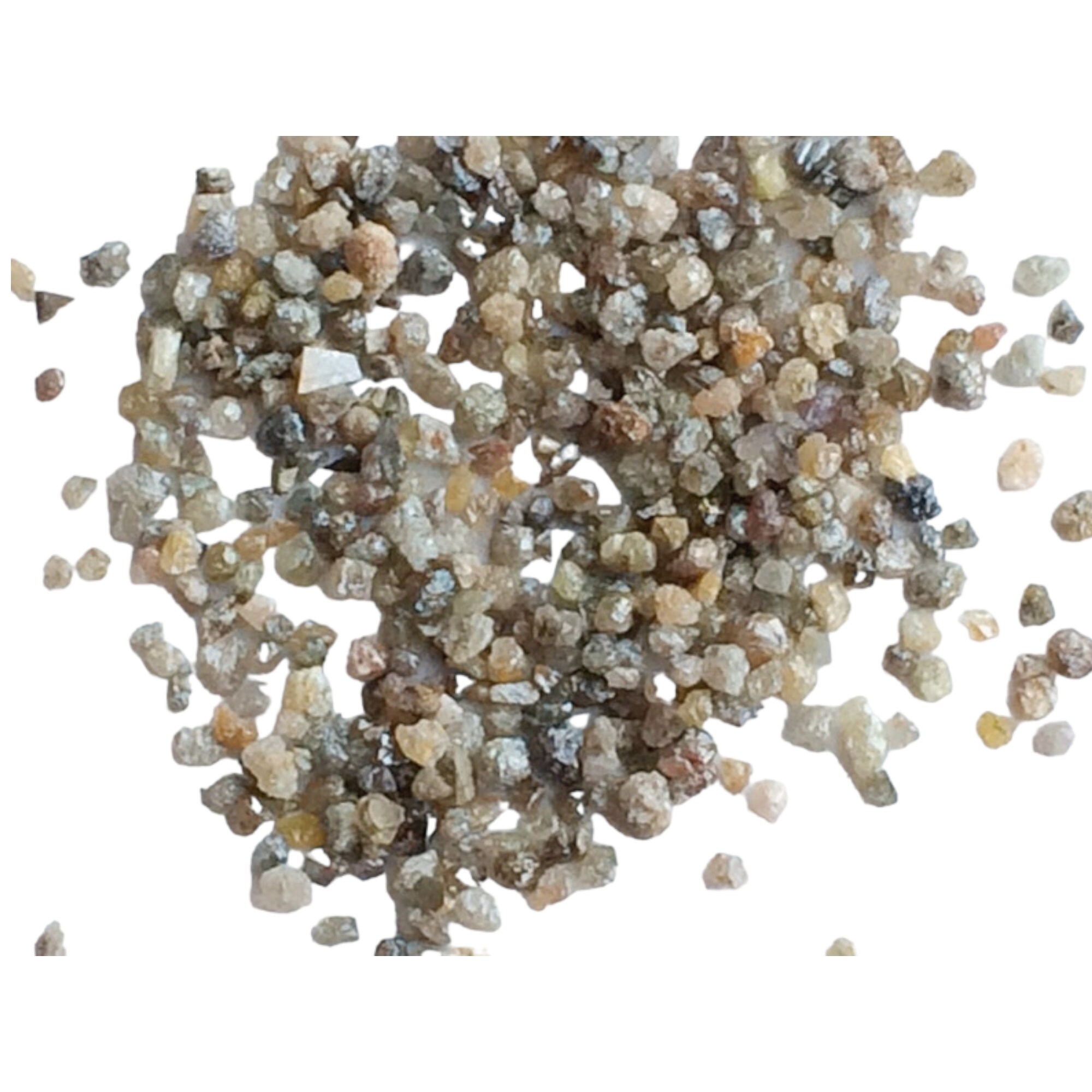 3-4mm Brown Raw Diamond, Brown Rough Diamond, Uncut Diamond, Loose ...