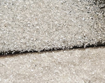 Polvo de diamante blanco sin tallar en talla fantasía excepcional, diamantes naturales en bruto sin tallar para joyería, polvo de diamante suelto, 5 cts - PDD561