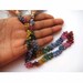 50x Mixed Color Crystal Beads, 3x4mm Small Rondelle Faceted Glass