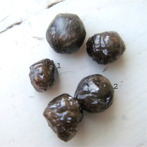 Rough Diamonds - Raw Uncut Diamond Pieces Direct From The Mines In Its Natural Form - 1 Pieces 5mm To 6mm Approx.