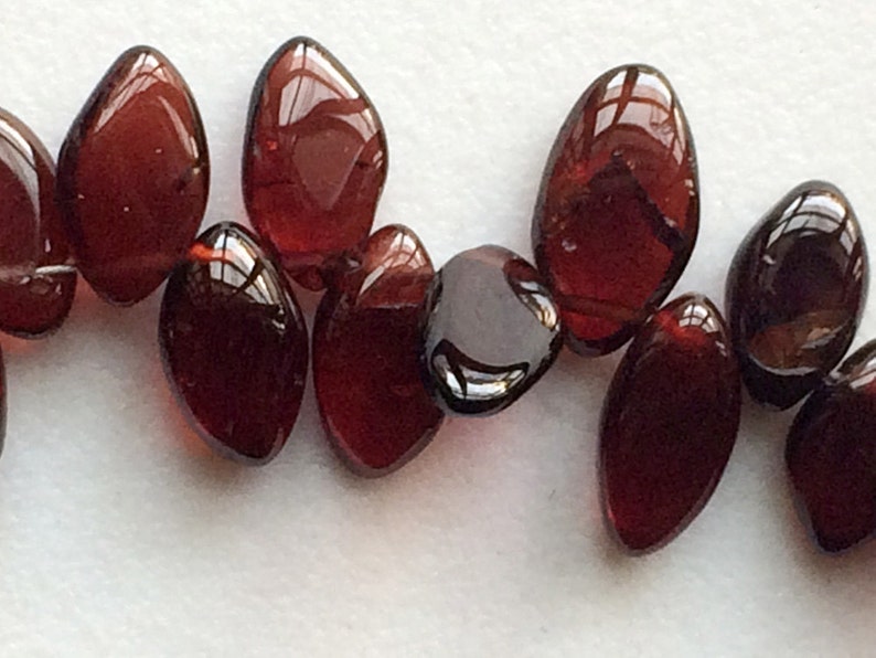 Garnet Plain Marquise Beads 7x10mm 8 Inch Strand Red Garnet Beads Garnet Wholesale Garnet Necklace 48 Pieces 7x13mm Approx.