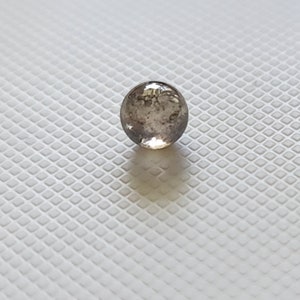 Rare Grey Diamond Ball Plain, Natural Gray Smooth Polished Round Diamond Ball, 1.13 Cts Loose Diamond Ball for Jewelry, 5mm 1 Pc - ADD58