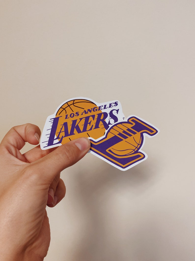 Los Angeles Lakers Stickers Etsy
