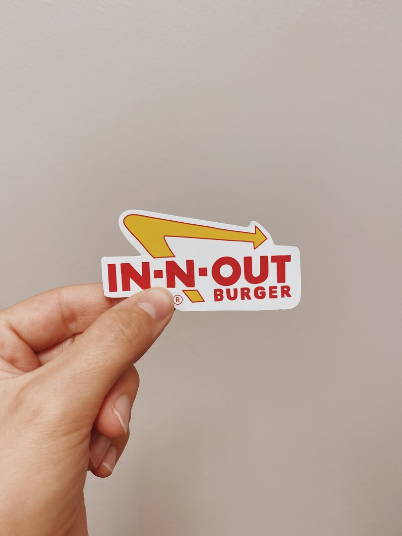 In-N-Out Sticker Pack | Etsy