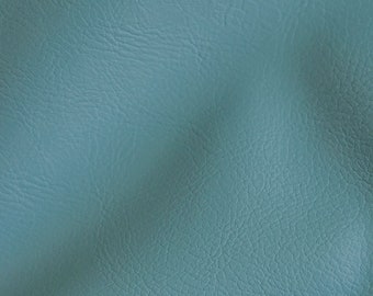 High Quality 54" Wide Sky Blue Faux Leather Fabric By Yard / Metre, Artificial Leather, 540 GSM, 0.8 mm Thick, Leatherette, Faux Leather