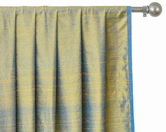 Plain Silk Curtains