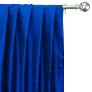 Royal Blue Silk Dupioni Curtain Panels (Rod Pocket, Grommet, Box Pleat, Three Pinch Pleat, Tab Top and Plain Ring Top)