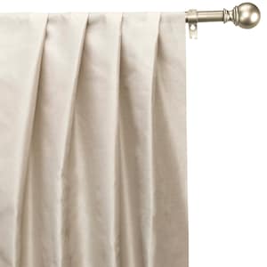 Light Pearl Gray Art Silk Curtain Panels, Faux Silk Curtains (Rod Pocket, Grommet, Box Pleat, Three Pinch Pleat, Tab Top And Plain Ring Top)