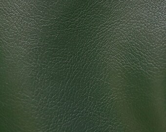 High Quality 54" Wide Olive Green Faux Leather Fabric By Yard / Metre, Artificial Leather, 540 GSM, 0.8 mm Thick, Leatherette, Faux Leather