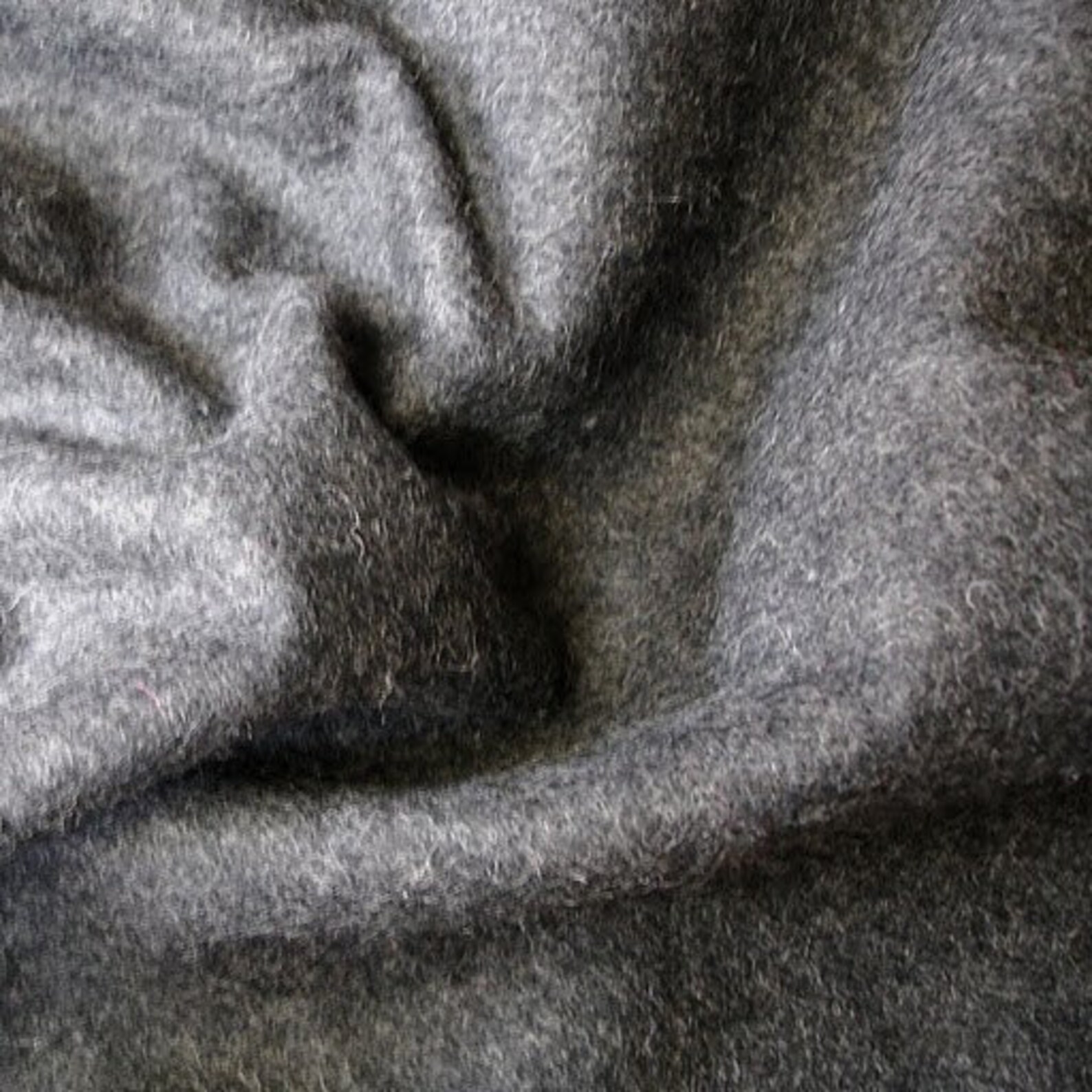 Charcoal Grey Felt Fabric 1 Yard Etsy