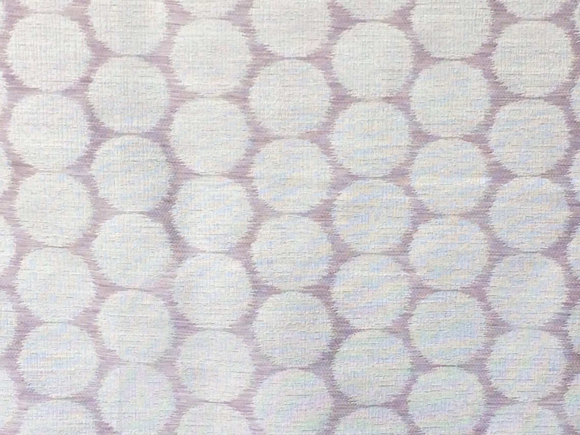 Lavender Medallion Curtain Fabric by the Yard Upholstery Etsy