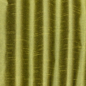 Olive Green Art Silk Fabric By The Yard, Faux Silk Curtain Fabric, Dress Fabric, Wholesale Art Silk Fabric, Slub Faux Silk Fabric image 2