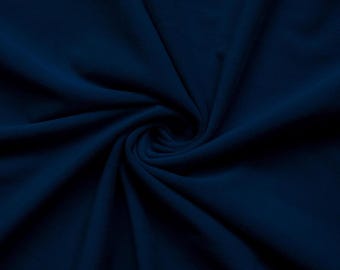 High Quality Plush Velvet Fabric By The Yard / Metre, 54" Velvet Fabric, Fashion Velvet, Soft Curtain Upholstery Velvet - Navy Blue Velvet