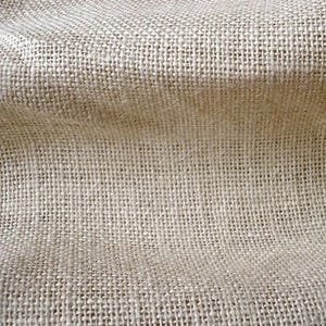 Light Beige Burlap Fabric By The Yard / Metre, 51 inch wide, Upholstery Jute Fabric For Sale, Jute Fabric For Gummy Bags, Furnishings