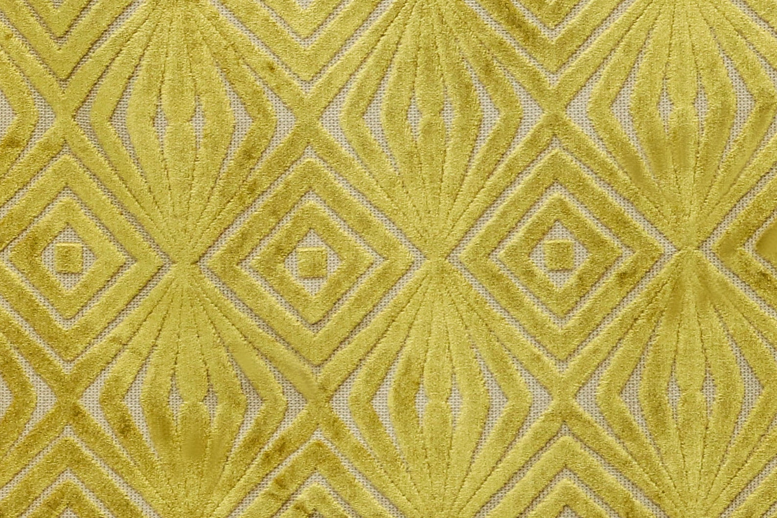 Chartreuse Web Velvet Fabric By The Yard Jacquard Velvet Etsy