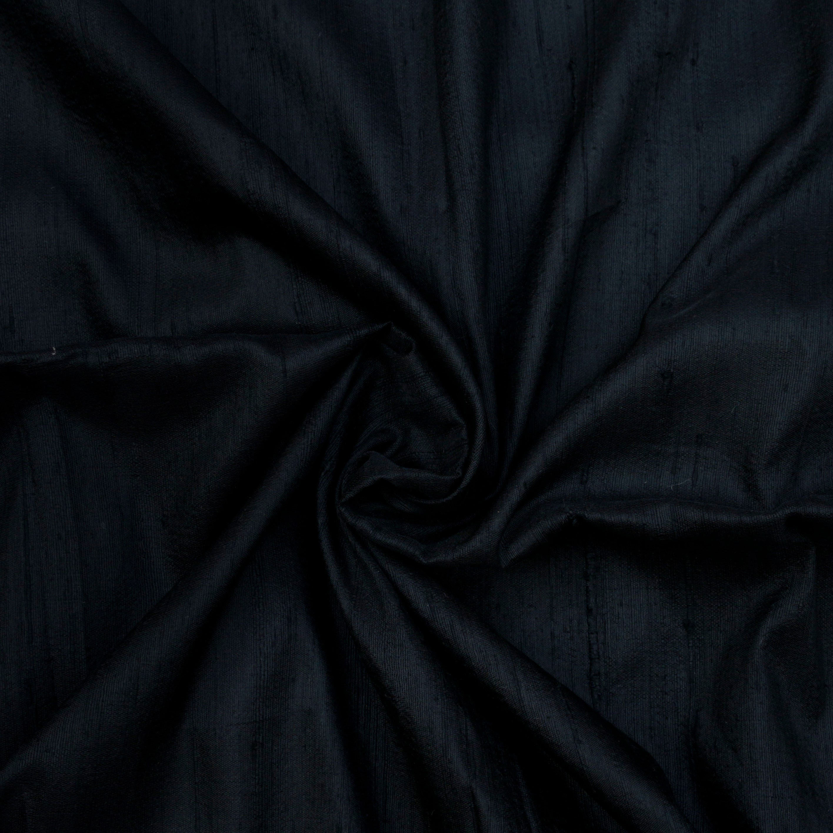 Black Silk Fabric By The Yard Silk Fabric Silk Dupioni Etsy