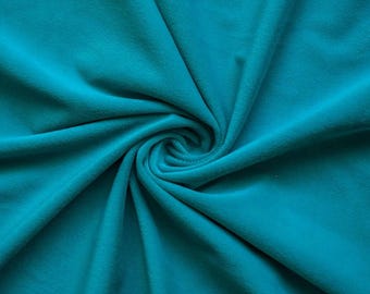 High Quality Plush Velvet Fabric By The Yard / Metre, 54" Velvet Fabric, Fashion Velvet, Soft Curtain Upholstery Velvet - Turquoise Velvet