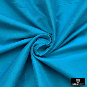 Peacock Blue Seidenstoff Meterware, 41 inch Peacock Blue Dupionseide Stoff, Slub Seidenstoff für Vorhänge, Brautkleider