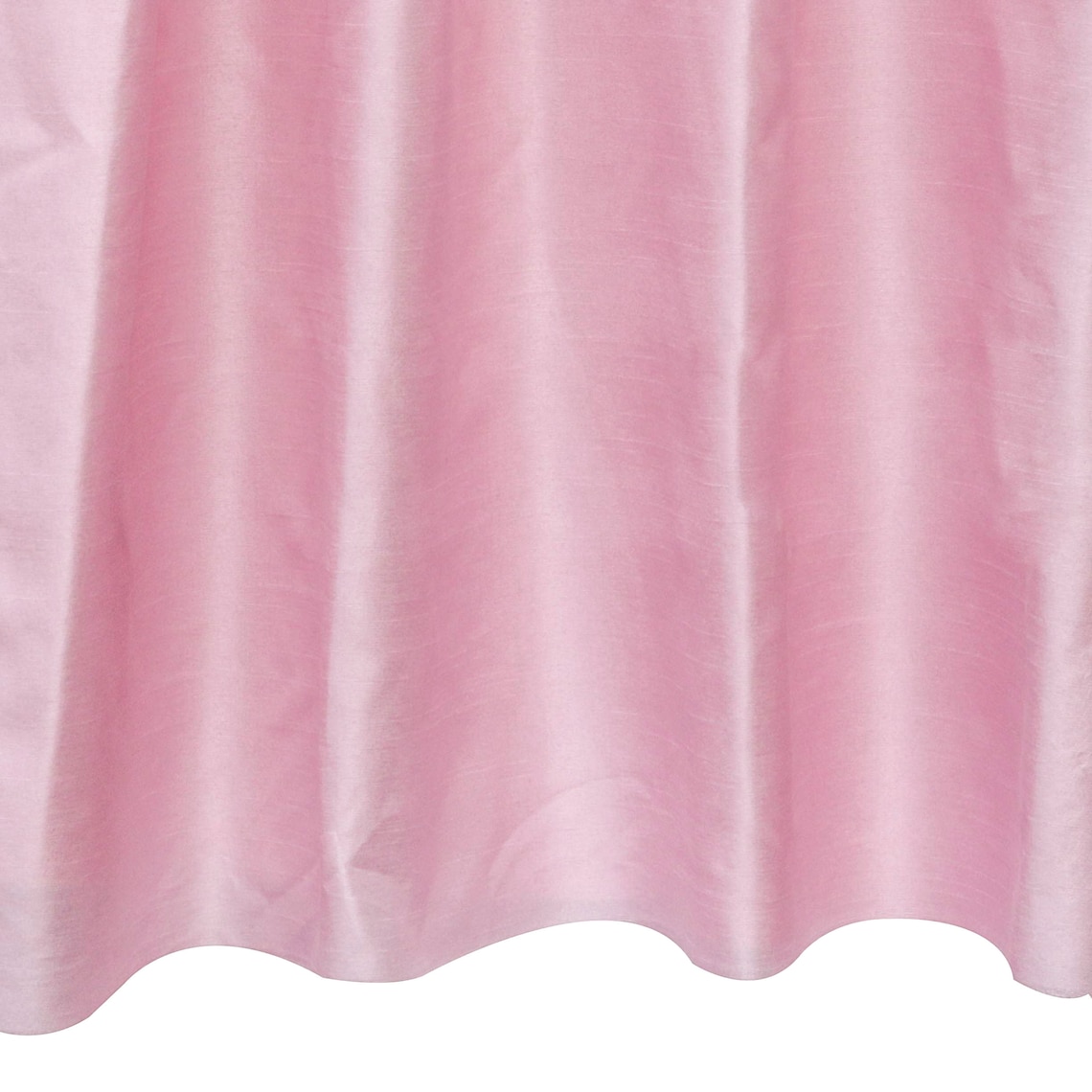 Soft Pink Art Silk Curtain Panels Faux Silk Curtains rod Etsy
