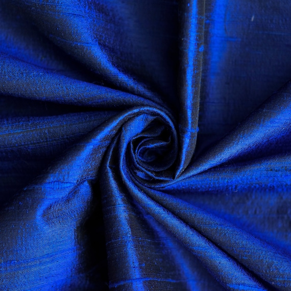 Silk Charmeuse - Royal Blue - Fabric by the Yard